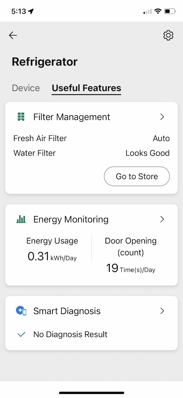 Our new Fridge arrived ! Wifi and 'smart grid' enabled no less